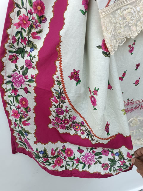 USHNA KHADDAR (IVORY)