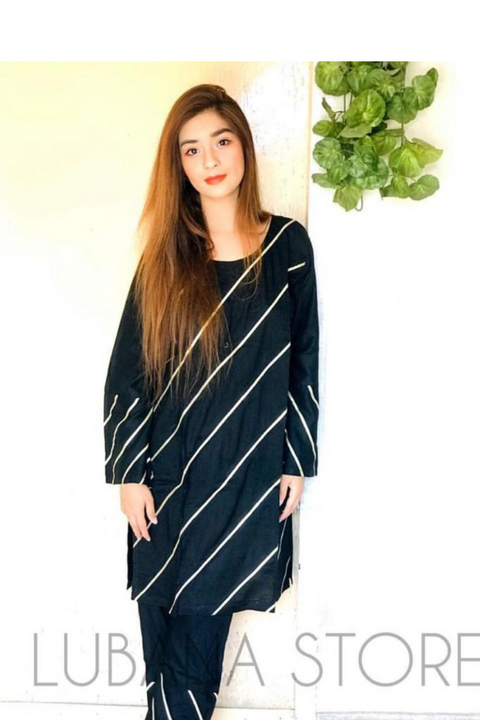 GOLD LINE 2 (BLACK) - Lubana Store