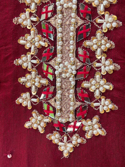 ZARI (MAROON)