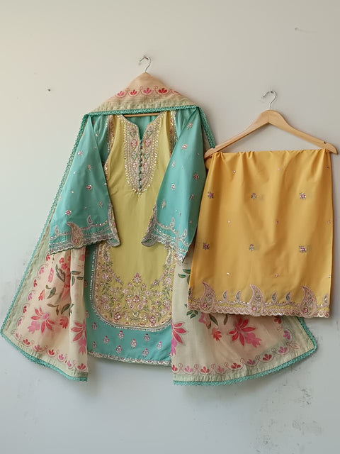 ZARMEN (YELLOW & MINT)