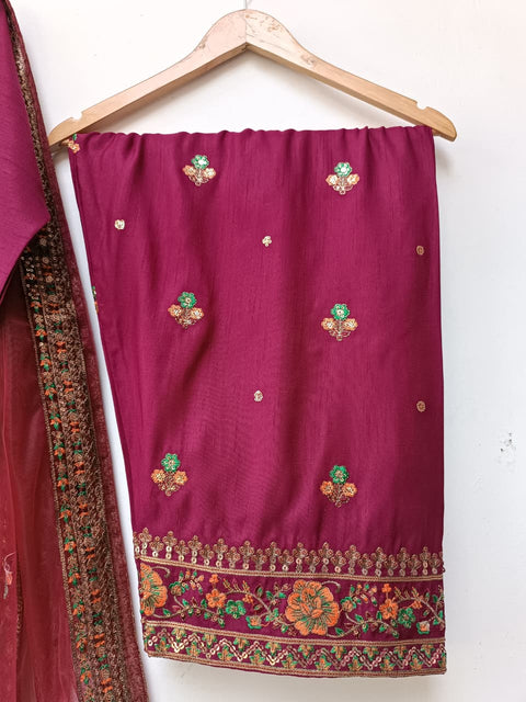 ZOHRA (MAROON)
