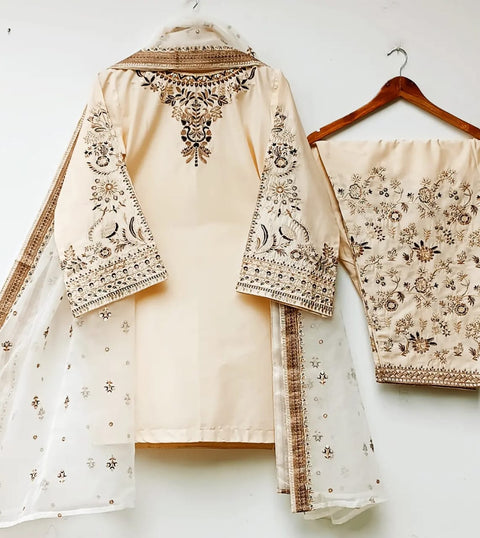 MEERAB COTTON (OFF WHITE)