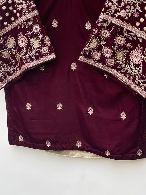 LS VELVET (MAROON)