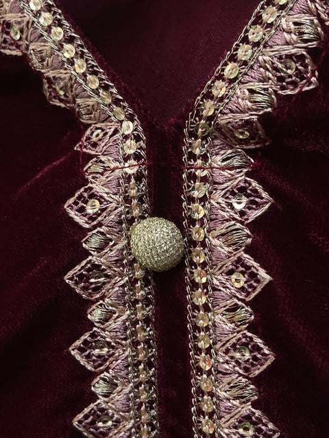 LS VELVET (MAROON)