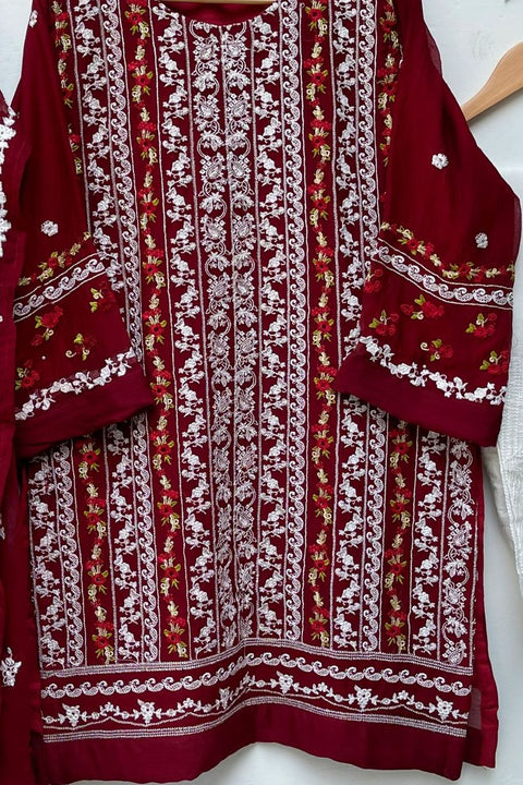 DASTOOR (MAROON) - Lubana Store