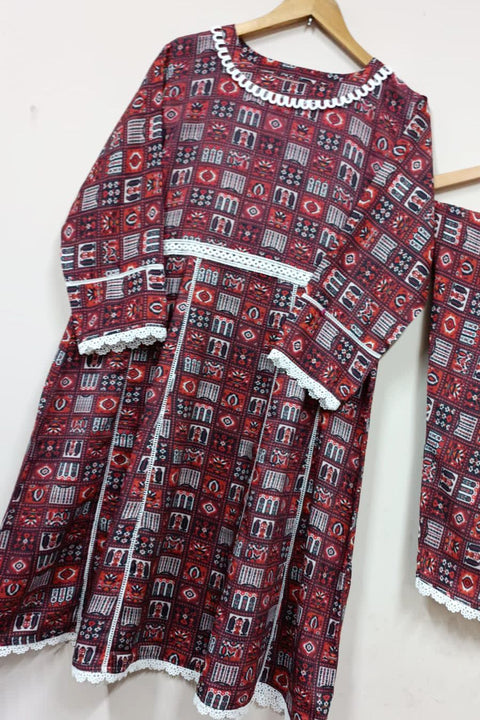 CO-ORD 2 (MAROON) - Lubana Store